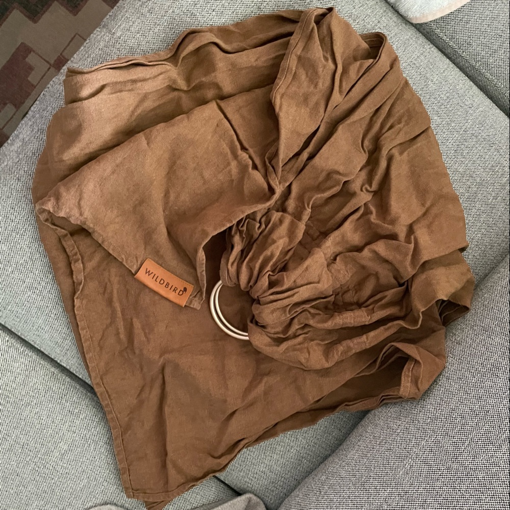 Wildbird Double Linen Ring Sling in Willow